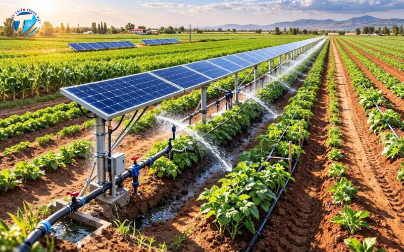 Hệ thống điện mặt trời phục vụ hoạt động nông nghiệp
